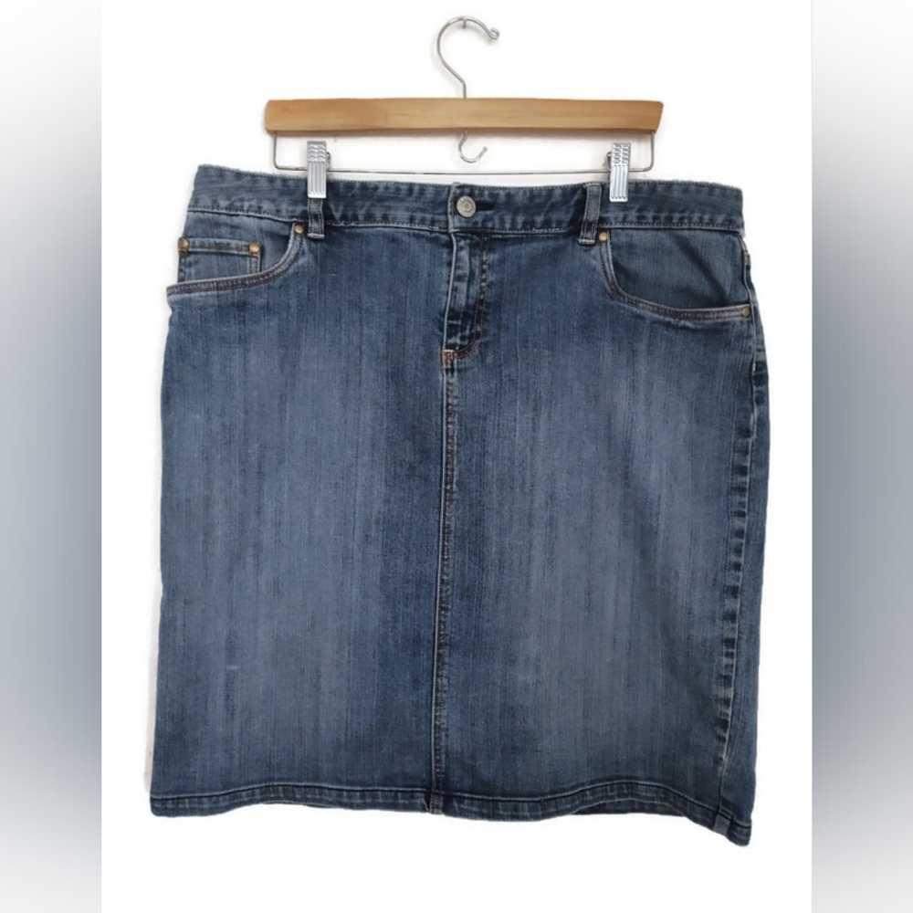 Fun!! Denim Skirt Plus Size 18